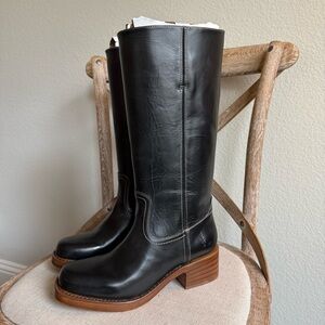 Frye Campus 14L Boots Jet black